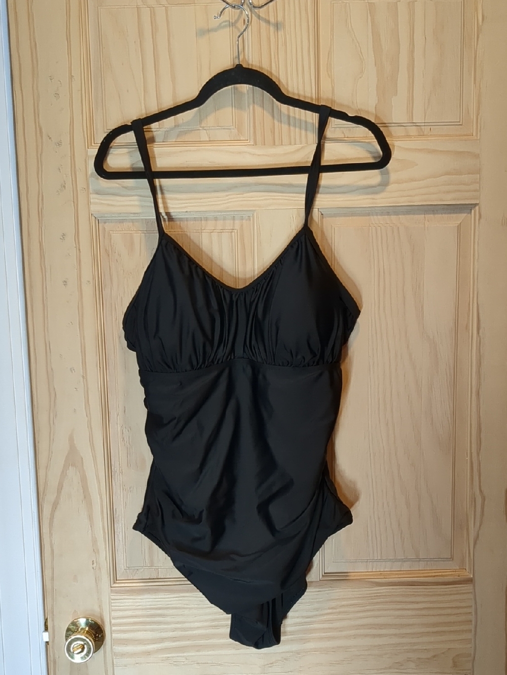 Plus Size Women's Black One-Piece Swimsuit 18W